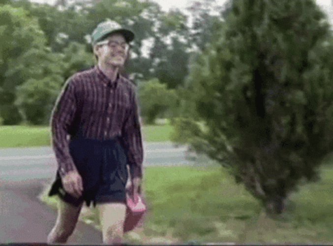 Bully Pushed Nerd Guy GIF