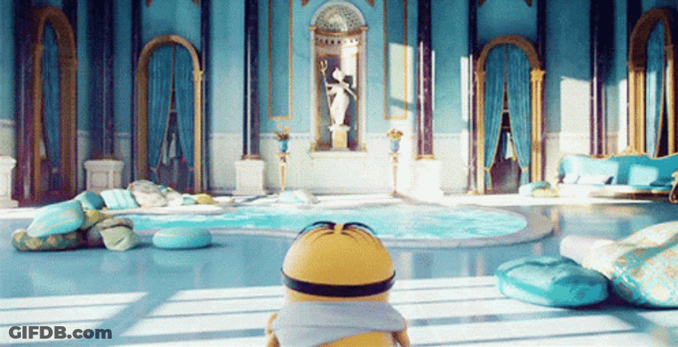 Bum Back Minion GIF