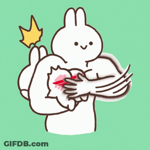 Bum Muscular Rabbit GIF