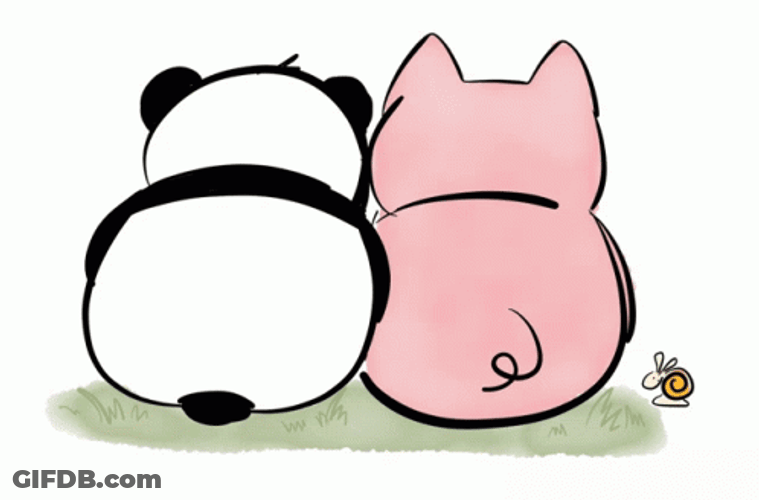 Bum Panda And Pig GIF