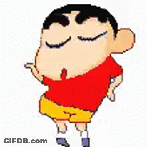 Bum Shin-Chan Dance GIF