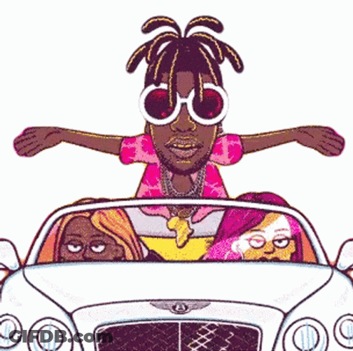 Buma On Bentley Animation GIF