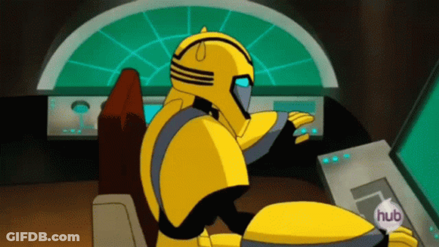Bumblebee Megatron Protoforms GIF