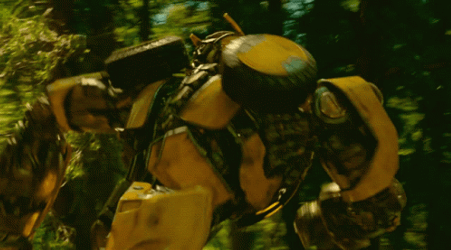 Bumblebee Turned To A Truck GIF