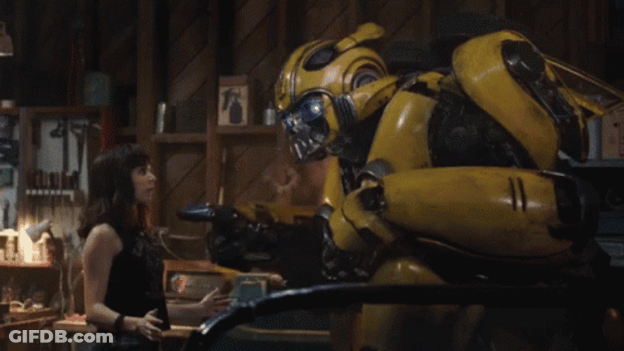 Bumblebee With A Girl GIF