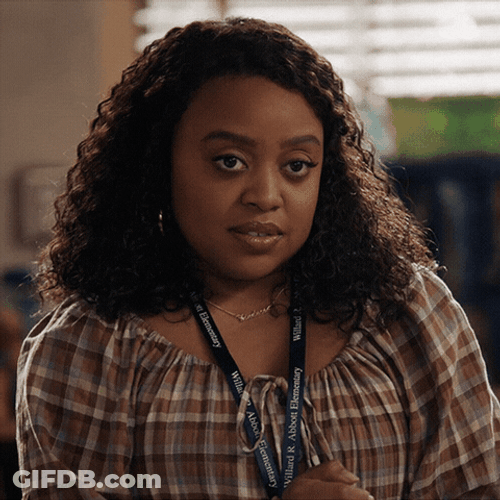 Bummed Abbott Elementary Janine Teagues GIF