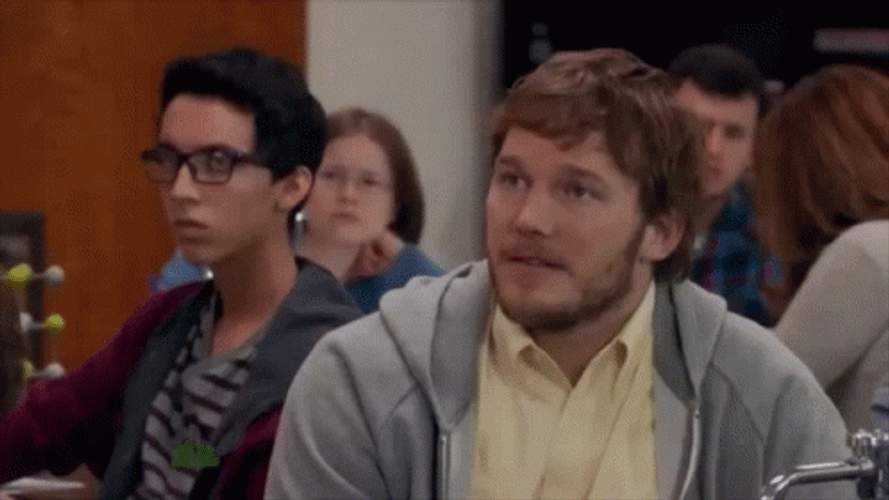 Bummed Chris Pratt With Other People GIF