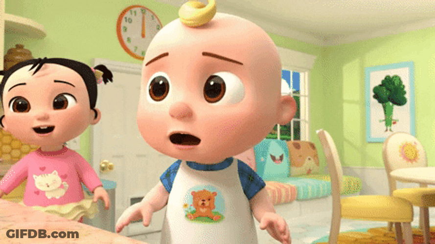 Bummed CoComelon JJ GIF