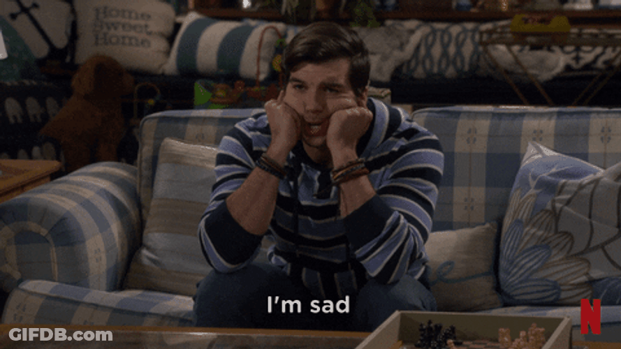 Bummed Full House Jimmy Gibbler GIF