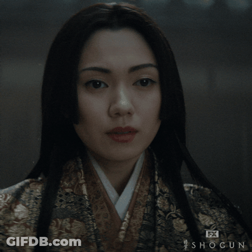 Bummed Shogun Lady Mariko GIF