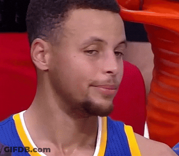 Bummed Stephen Curry GIF
