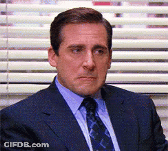 Bummed The Office Michael Scott GIF