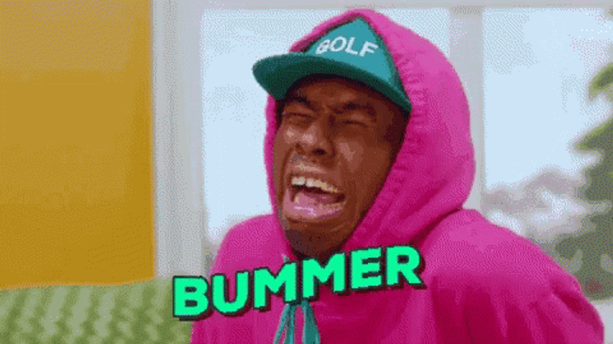 Bummer Crying Tyler GIF