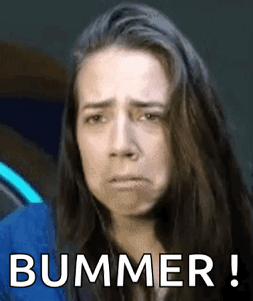 Bummer Woman Sad GIF