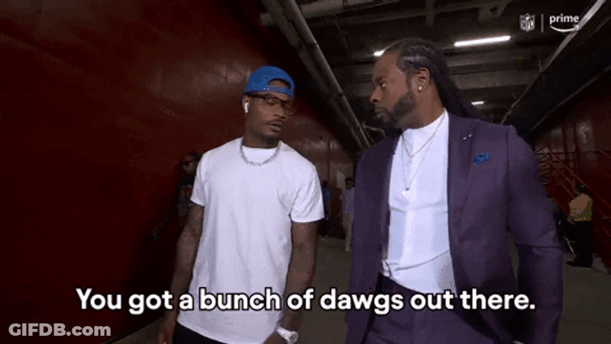 Bunch Of Dawgs Two Guys Talking GIF