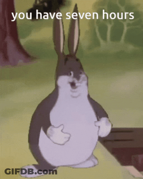 Bunny At Seven Hours Later GIF