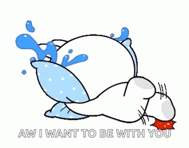 Bunny Crying I Want You GIF