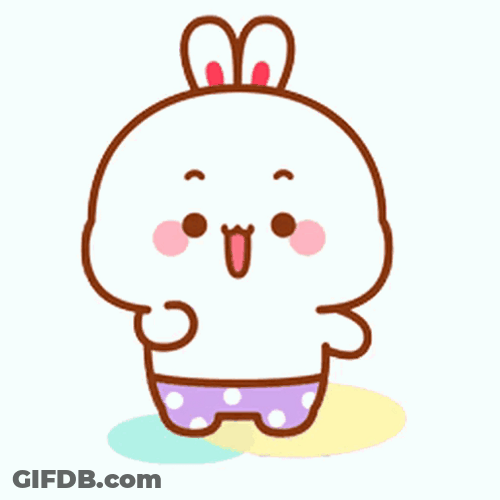 Bunny Dancing On Purple Pants GIF