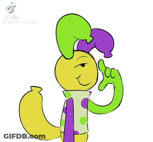 Bunny Drawing Saying That's Looey GIF