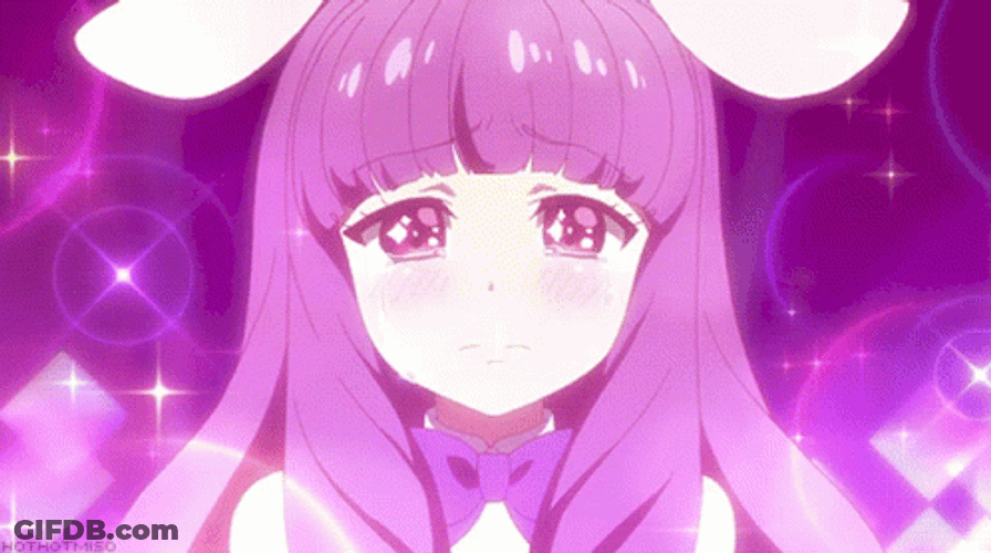 Bunny Girl Purple Hair Anime GIF