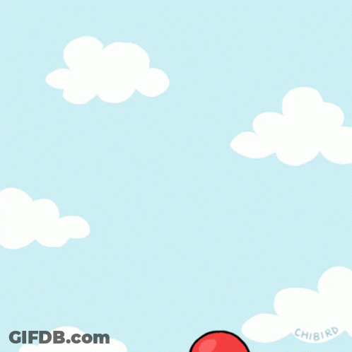Bunny Holding Red Balloon Your Smile Lights Up The Whole Sky GIF