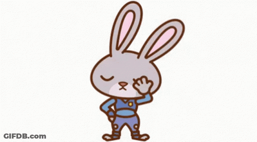 Bunny Is Doing Head Shake GIF
