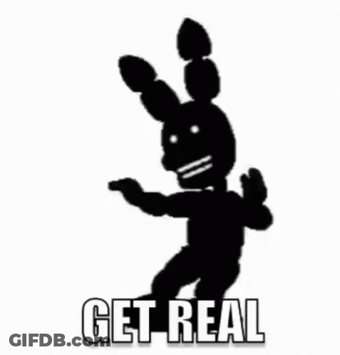 Bunny Rabbit Silhouette Get Real GIF