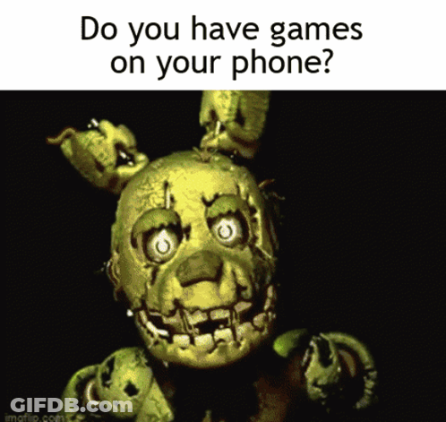 Bunny Saying Do You Have Games On Your Phone GIF