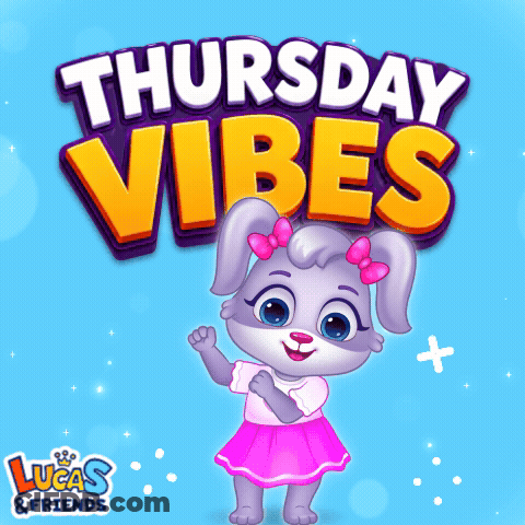 Bunny Saying Thursday Vibes GIF