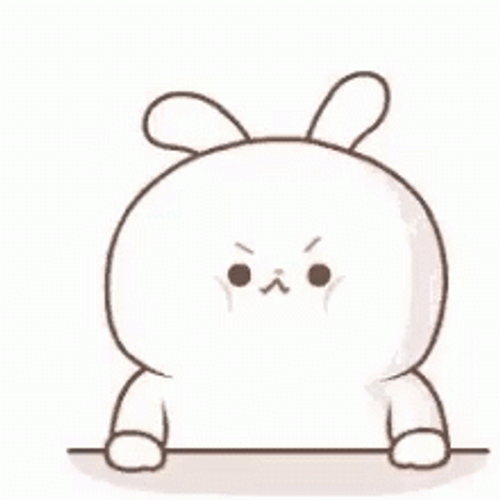 Bunny Table Slam No GIF