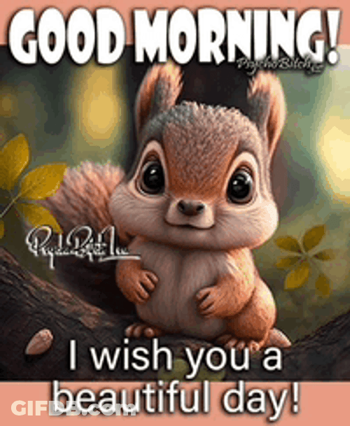 Bunny Wishes For Wonderful Day GIF
