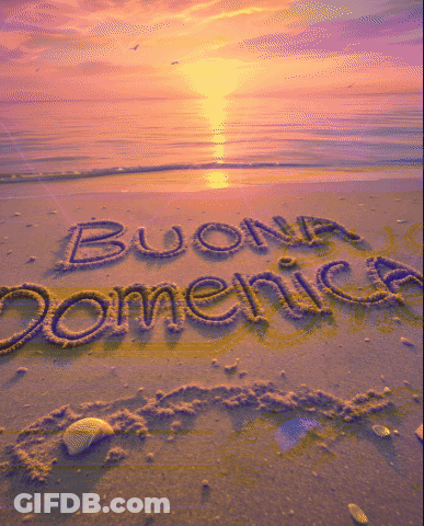 Buona Domenica In Sand GIF
