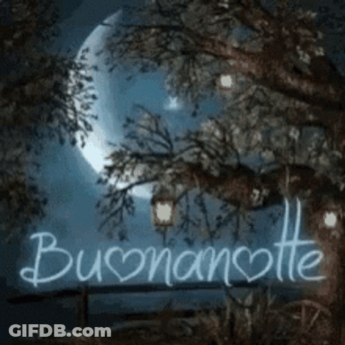 Buonanotte Animated Heart GIF
