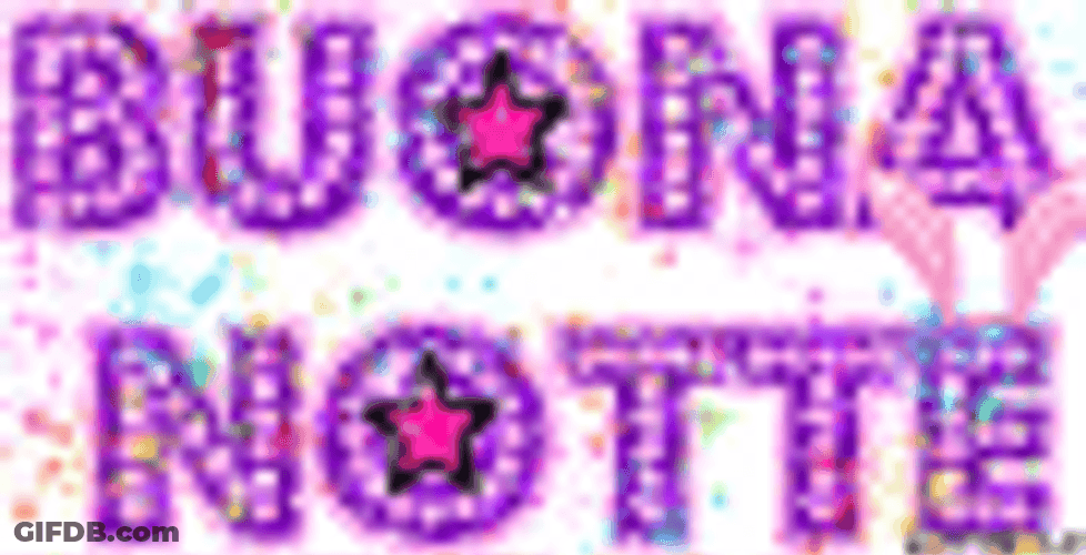 Buonanotte Colorful Confetti GIF