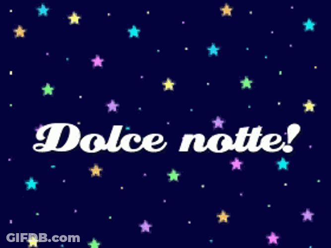 Buonanotte Dolce Notte Stars GIF