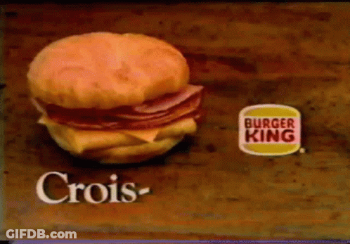 Burger King Croissant Sandwich GIF