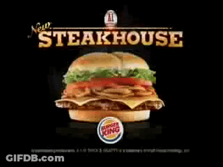 Burger King Steakhouse Advertisement GIF
