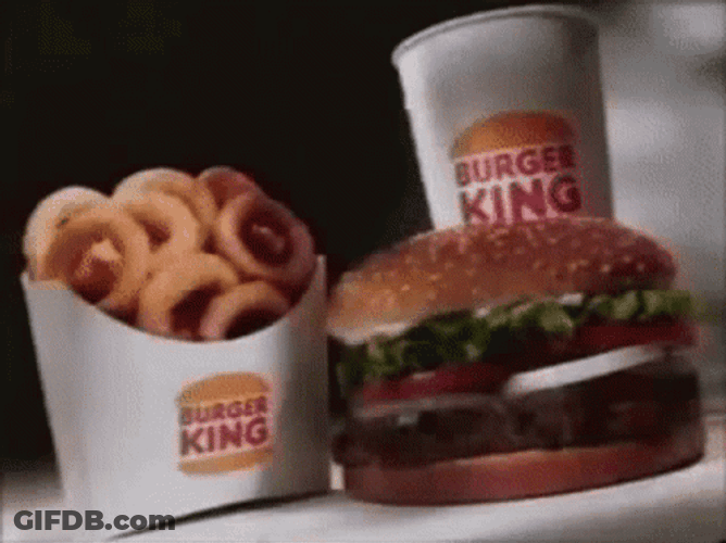 Burger King Whopper Whopper Complete Meal GIF
