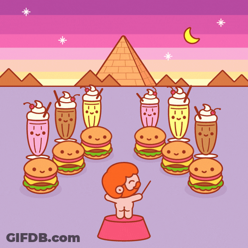 Burger Milkshake Orchestra GIF