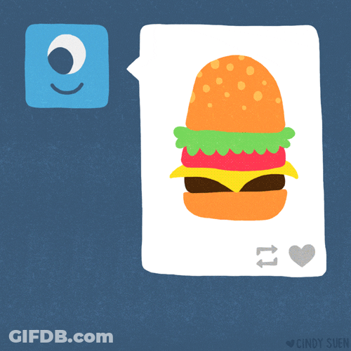 Burger Post Tumblr GIF