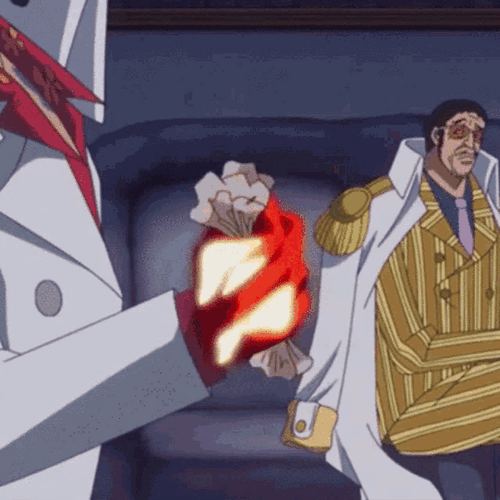 Burn Akainu One Piece GIF