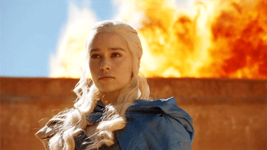 Burn Daenerys GoT Season 3 GIF