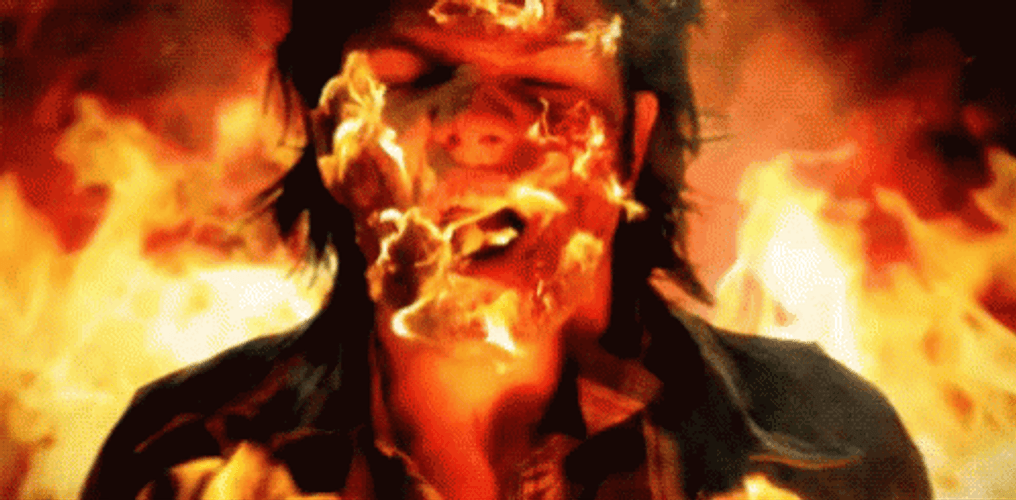 Burn Fire Sam Supernatural GIF