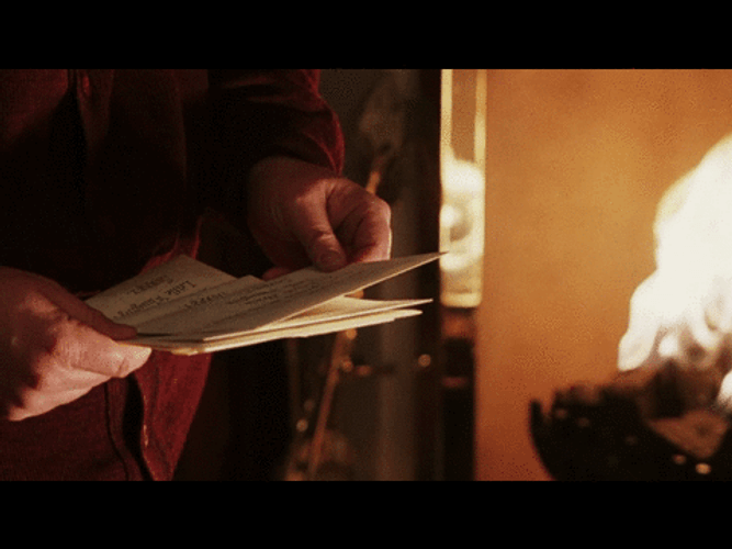 Burn Letters Harry Potter GIF