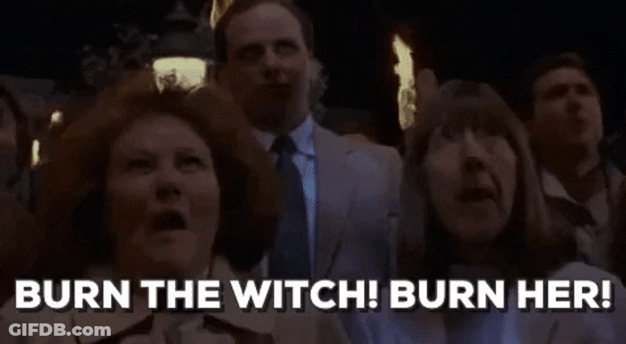 Burn The Witch Elvira GIF