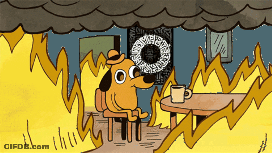 cigarette blowing up house meme Blatantly smoking in the car and the house. Burning And Smoking House Dog