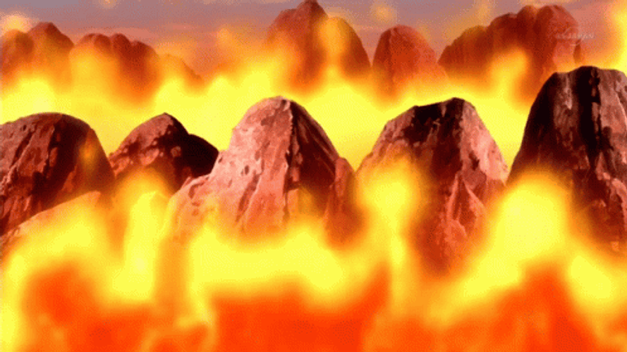 Burning Inazuma Shouting Out Of Pain GIF