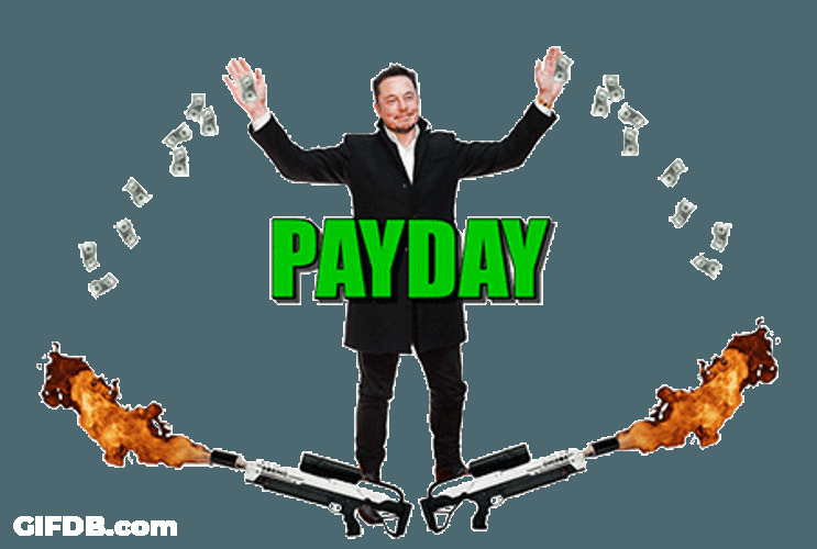 Burning Money Pay Day Elon Musk GIF
