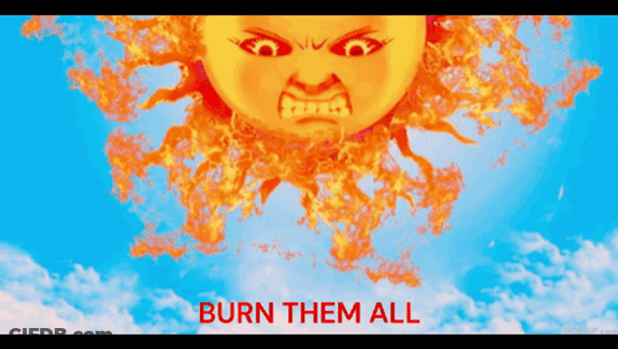 Burning Sun Teletubbies GIF