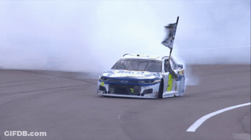 Burnout Chase Elliott GIF
